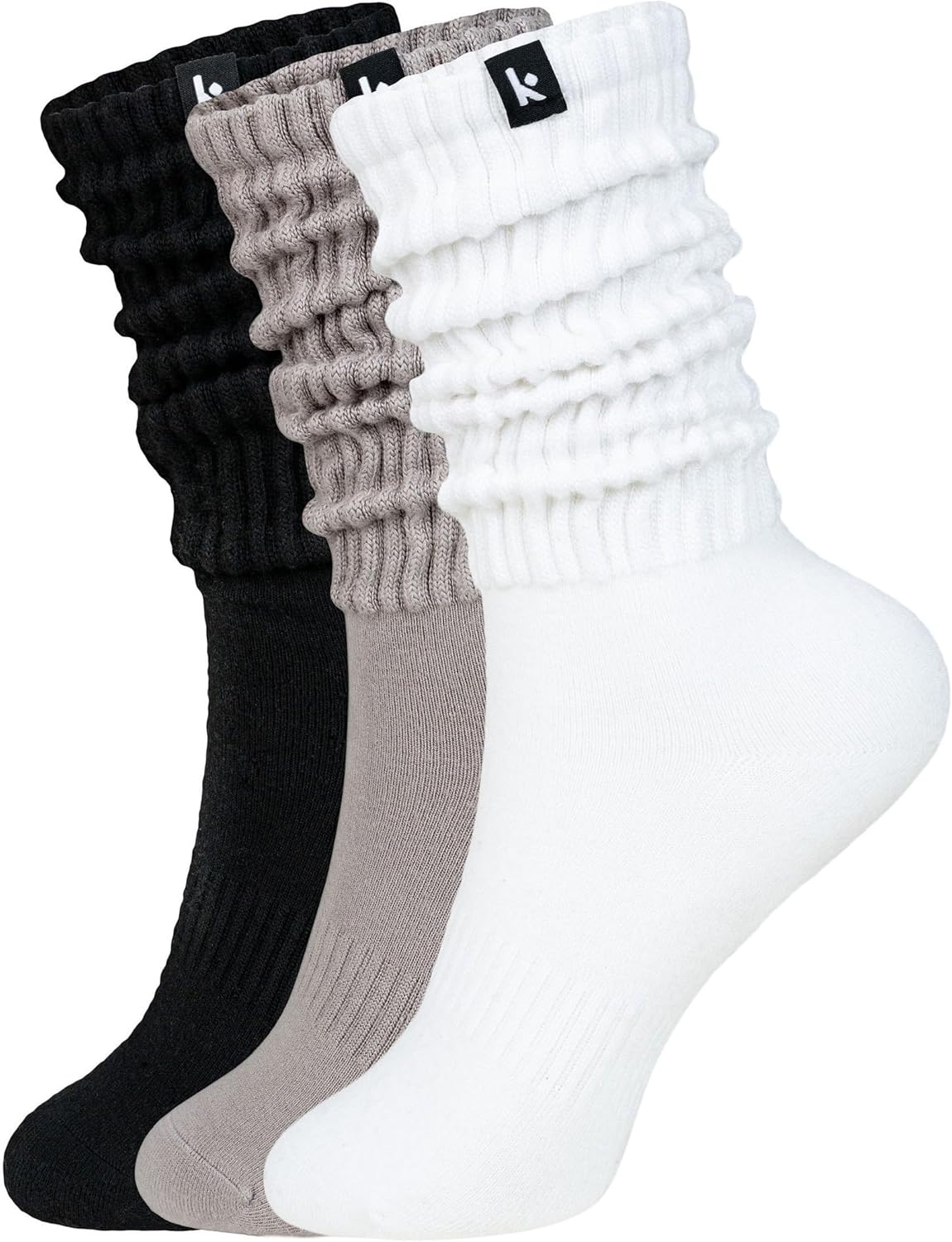 Cozy Scrunch Crew Socks Pack